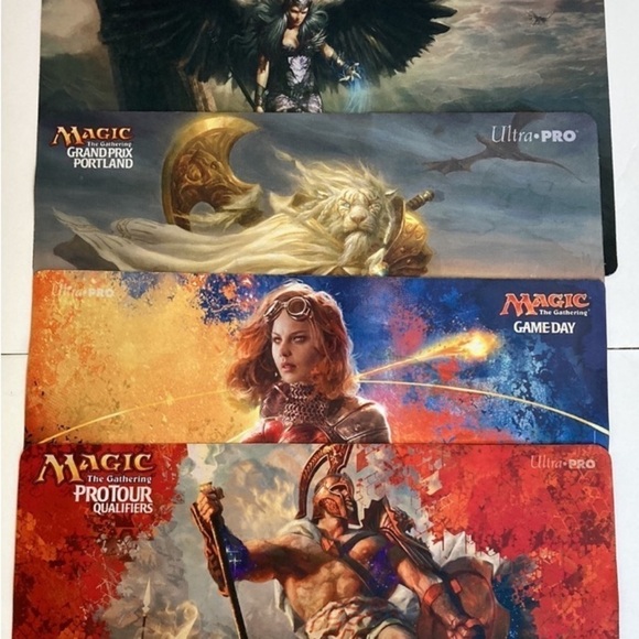 Magic The Gathering 2012 Playmat Freya: The Queen Of Valkyries Vintage Rare MTG - Picture 14 of 15